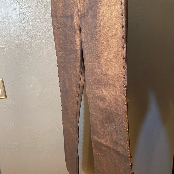 NWOT DG2 by Diane Gilman Copper Color with Embellishments Down the Sides - Picture 13 of 16